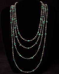navajo pearls and turquoise 18 inch