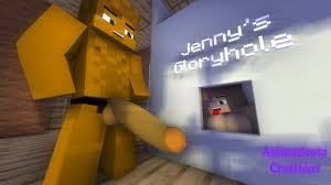 I found Jenny in the Gloryholes Minecraft Sex Mod 