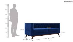 berlin 3 seater sofa velvet