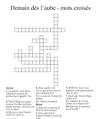 l aube mots croisés crossword wordmint