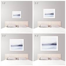 Ideal Art Size Above King Bed And