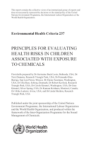 pdf environmental health criteria 237