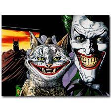 Joker và Kitty Cat Batman Siêu Anh Hùng Truyện Tranh Art Silk vải Poster In  Anime Hình Ảnh Tường Trang Trí Phòng Khách 28|picture for living room|silk  fabric posterposter print - AliExpress