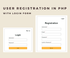 user registration in php with login