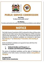 View the full pdf list of shortlisted named for akwa ibom state secondary education board 2021 cbt test. Public Service Internship Programme Shortlisted Candidates And Interview Dates Announced Youth Village Kenya