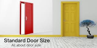 standard door size standard door width