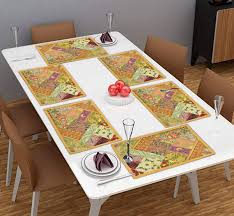 table placemats patch work 18 x 12