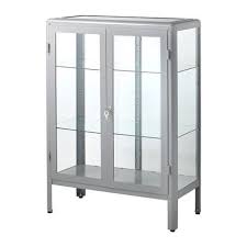 Ikea Fabrikor Glass Door Cabinet Grey