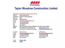 Taylor Woodrow Construction Limited