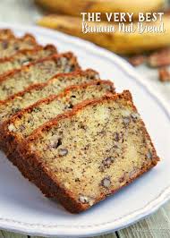 the very best banana nut bread plain