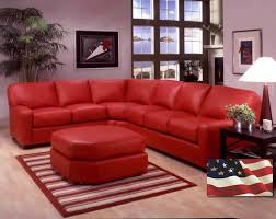 red leather sectional michigan best