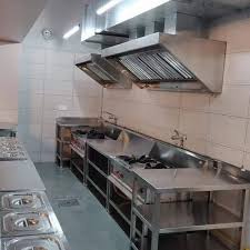 commercial kitchen exhaust setup at rs