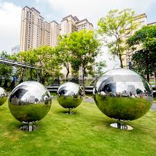 Large Stainless Steel Garden Sphere
