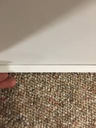 baseboards with existing carpet