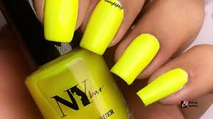 neon yellow summer nails summer nail