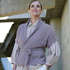 womens kimono style jacket crochet
