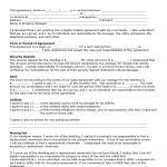 Free Nc Separation Agreement Form Images Agreement Letter Sample