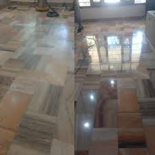terrazzo marble chips floor polishing