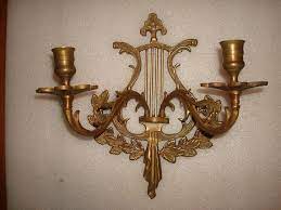 Brass Wall Sconce Candle