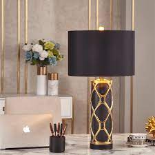 Best bedside lamps bedside table lamps bedroom lamps antique lamps vintage lamps bedside reading light buy lamps home reno fireplace mantels. Luxury Nordic Ceramic Large Table Lamp For Bedroom Bedside Lamp Cabinet Warm Living Room Home Decor Golden And Black Table Lamp Led Table Lamps Aliexpress