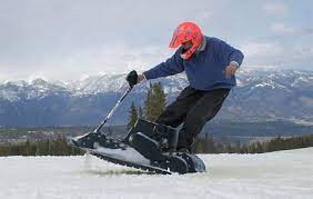 gas powered motorized snowboard