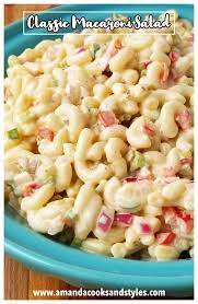 Creamy Macaroni Salad Amanda Cooks Styles gambar png