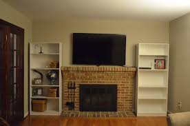 What Type Of Bookshelves Beside Fireplace