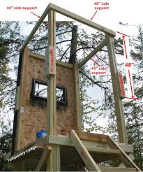 homemade deer hunting box stand plans
