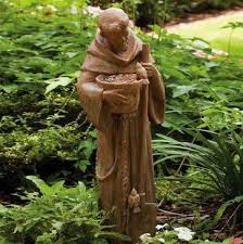 St Francis Garden Statue Bird Feeder
