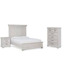 See the details about wysteria queen bed macys bedroom sets with the. Furniture Quincy Bedroom Furniture 3 Pc Set King Bed Nightstand Chest Created For Macy S Reviews Furniture Macy S