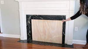 diy fireplace cover tutorial ehow