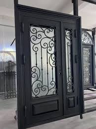 China Black Iron Door Cast Iron Door