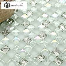 tst crystal glass mosaic tile aqua