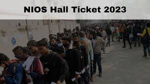 nios hall ticket 2023 released for
