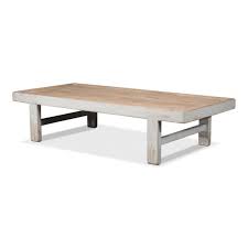 Wood Coffee Table Antique White