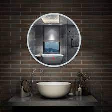 Round Led Bathroom Wall Mirror Demister