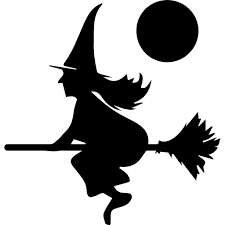 Icône Halloween, sorciere, de vol, balai dans halloween Icons