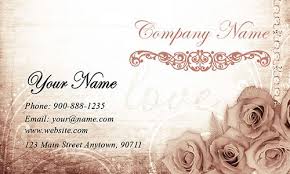 Traditional Wedding Business Cards Event Planning Free