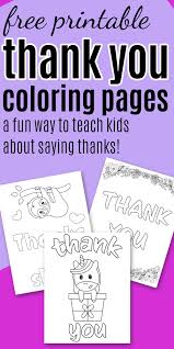 These sheets are all free to print! 7 Free Printable Thank You Coloring Pages The Artisan Life