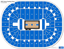 mvp arena basketball seating chart