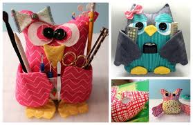 How to make an owl pillow/diy owl pillow. Diy Fabric Owl Buddy Organizer Free Sewing Pattern