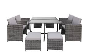 patio rattan table and chairs set