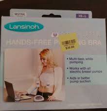 Details About Lansinoh Pumping Bra Xs To L Hands Free Simple Wishes Adjustable Pink New