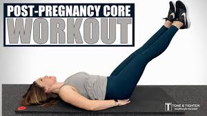 advanced postpartum core workout abs