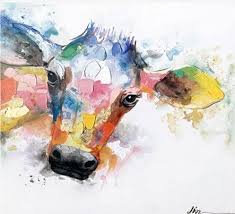 Colorful Cattle Paint By Numbers