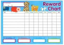 Reward Chart Template Kiddo Shelter Reward Chart Kids