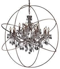 Mn Crystal Orb Chandelier Traditional Chandeliers By Italian Concept