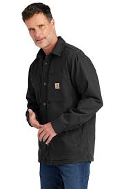 custom carhartt fleece lined shirt