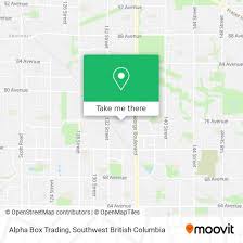 alpha box trading in surrey by bus