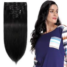 Whether you buy the synthetic or human hair extension, you will get ample service. Black Hair Extensions Real Human Hair Cl Buy Online In Bahamas At Desertcart